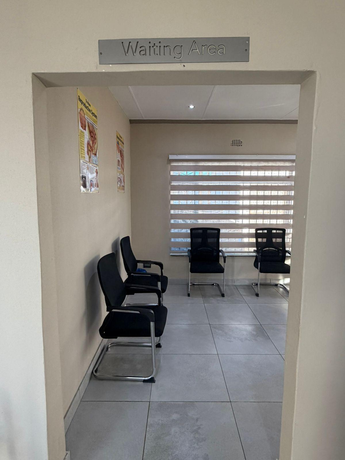 Waiting area at Dr Mukanzila's Surgery